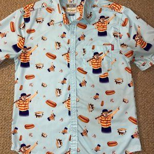 The Roosevelts RSVLTS Sandlot The Great Hambino Short Sleeve Shirt Size Medium